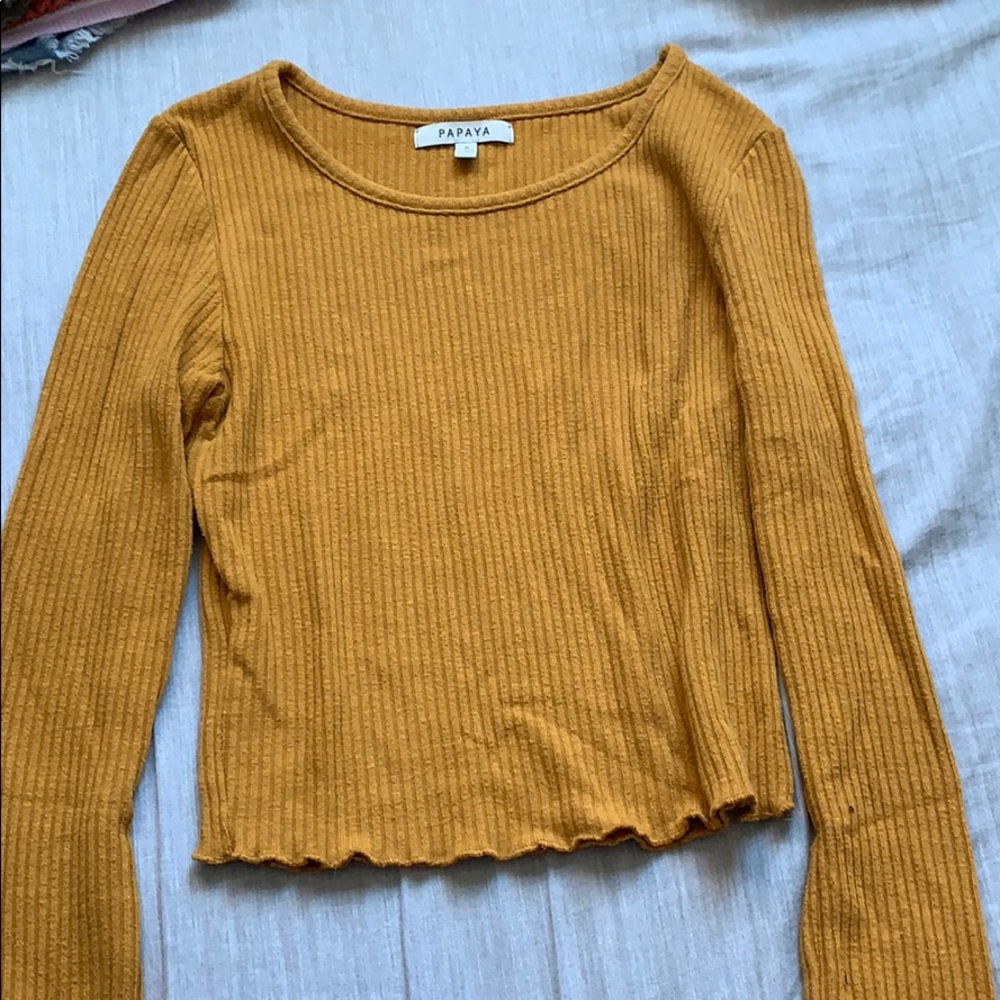 cropped long sleeve
